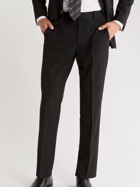 Nordstrom Rack Black Dress Pants - Classic Tailored Fit Size 34x30